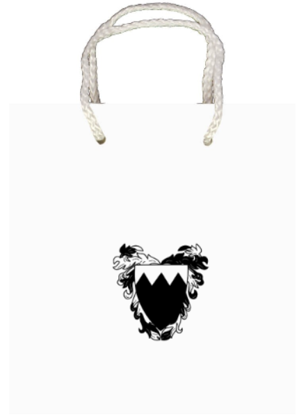 Quick Ship Bahrain Embassy Gift Bag | Blank Bags | Quantity: 100 | Studio Burke DC