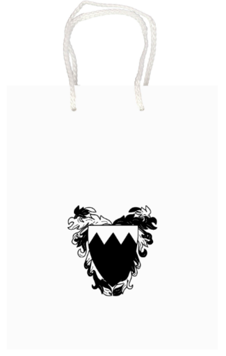 Quick Ship Bahrain Embassy Gift Bag | Blank Bags | Quantity: 100 | Studio Burke DC
