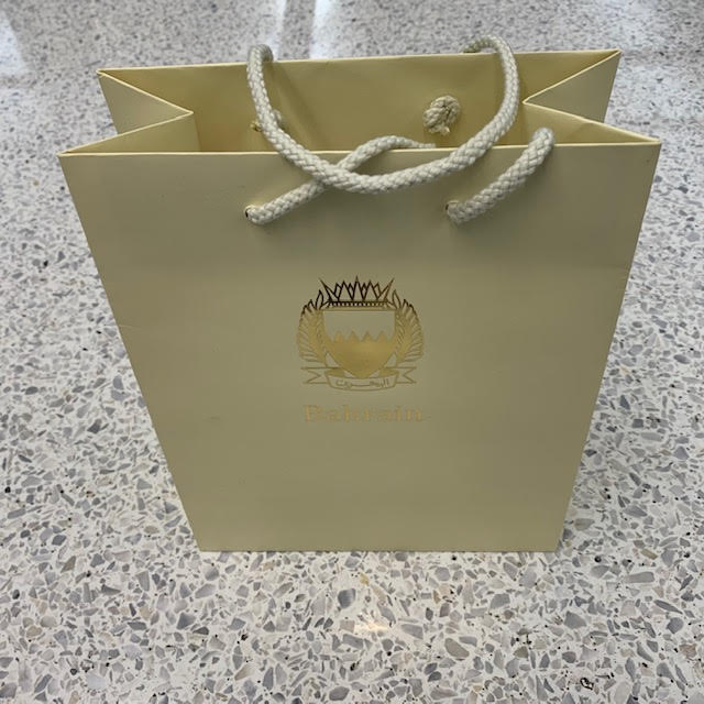 Bespoke Proof | King's Logo | Bahrain Embassy Gift Bag | Sample to Copy
