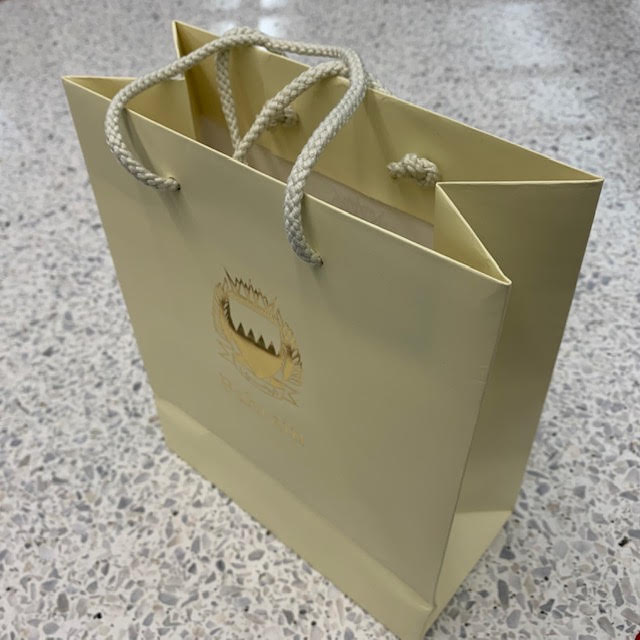 Bespoke Proof | King's Logo | Bahrain Embassy Gift Bag | Sample to Copy