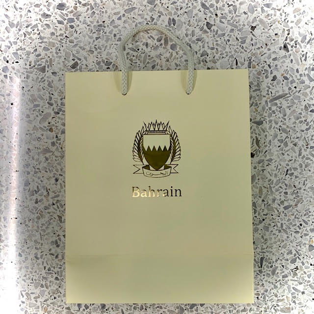Bespoke Proof | King's Logo | Bahrain Embassy Gift Bag | Sample to Copy