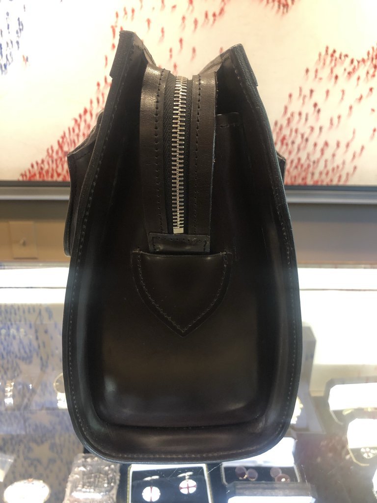 Dark Havanna English Bridle Hide with Polished Nickel Fittings
