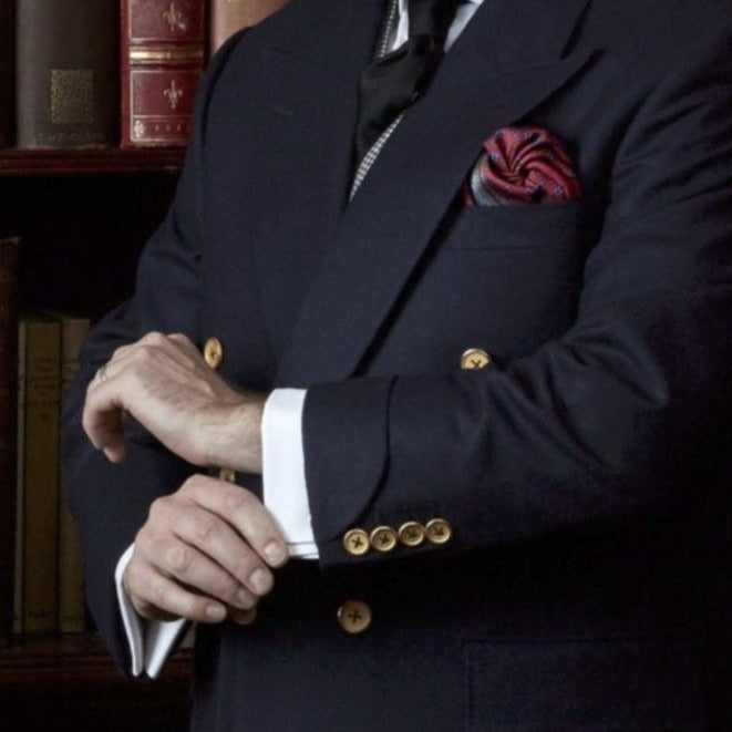 East India Company | Crest Design | Blazer Button Set | Gilt / Gold Plated Blazer Buttons | Made in UK