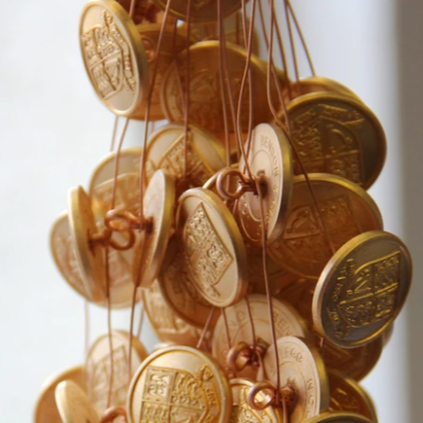 Skull and Crossbones Blazer Buttons | Gold and Silver Plated Blazer Buttons | Made in England | Benson and Clegg, London