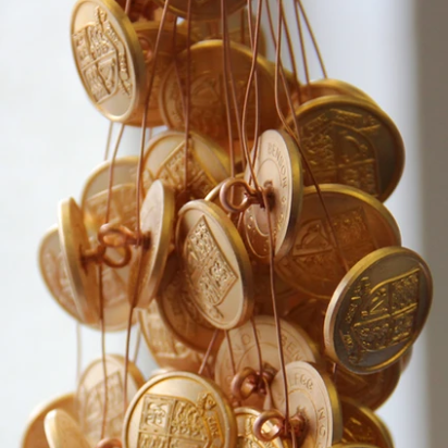 Fleur de Lys Blazer Buttons | Gold Plated Blazer Buttons | Made in England | Benson and Clegg, London