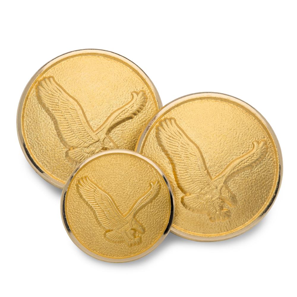 American Eagle | Gold Blazer Buttons | Double Breasted Blazer Button Set | Made in England | Deposit to begin production