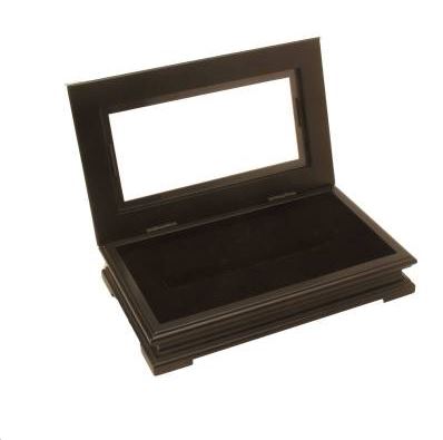 Custom Pen Box | BLACK BOX for Pen Gifts | Black Lacquer, Black Wood, and Black Paper Box for Writing Instrument Presentation