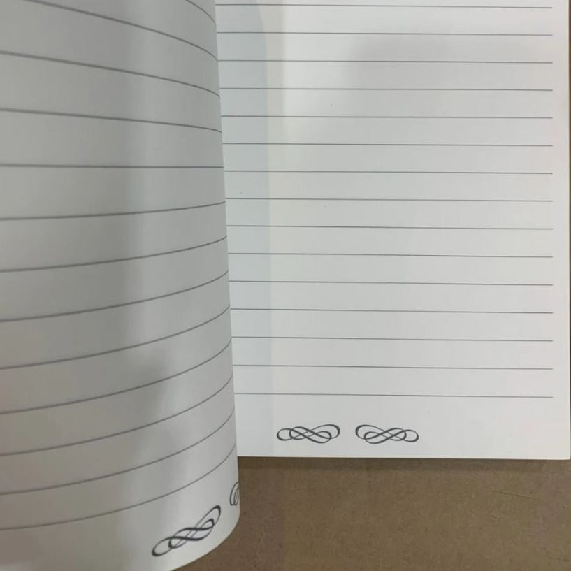 Calf Note Book | Guest Book | Leather Bound with Gold | Superior Quality | 10 by 8 Inches | Lines