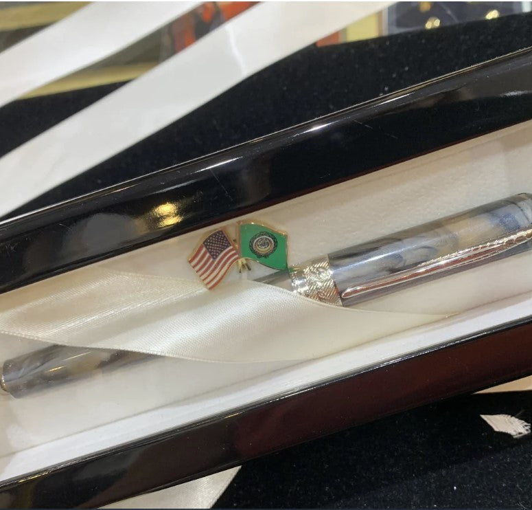 National Club Association Gift 2023 | Bespoke Luxury Pens | Executive Ball Point Pen | Custom Presentation Box