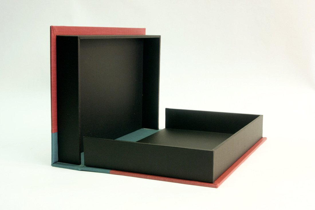Bespoke Book Binding with Archival Box | Hand Marbleized Paper | Finest Quality Materials | Made in USA | Charing Cross-Photo Album-Sterling-and-Burke