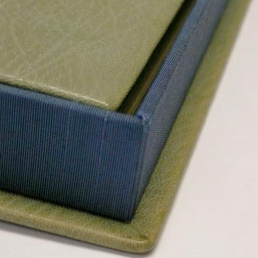 Bespoke Book Binding with Archival Box | Hand Marbleized Paper | Finest Quality Materials | Made in USA | Charing Cross-Photo Album-Sterling-and-Burke