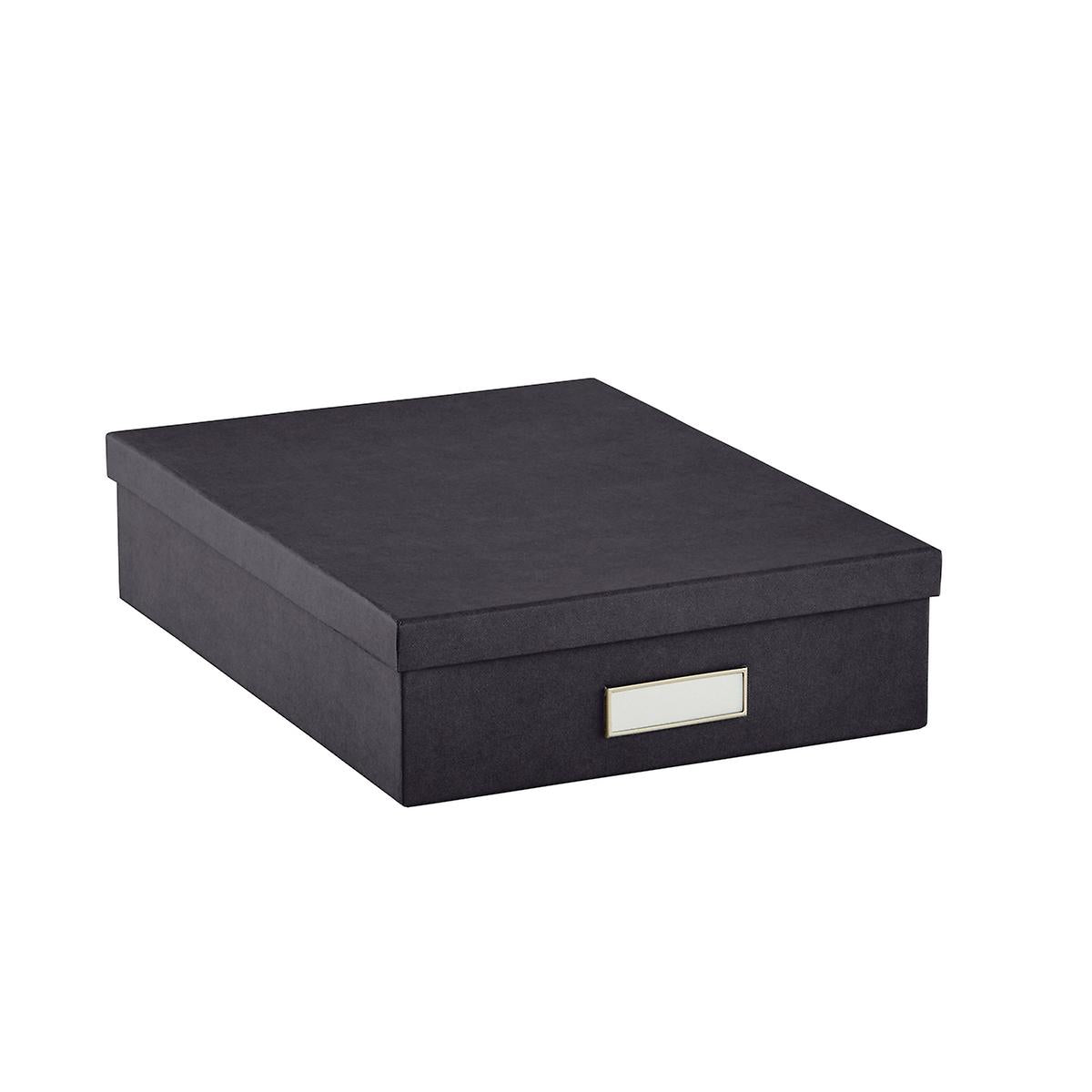 Archival Box | Stationery Box | Acid Free Storage | Black, Navy, White | Paper | Gold Engraved Name Included