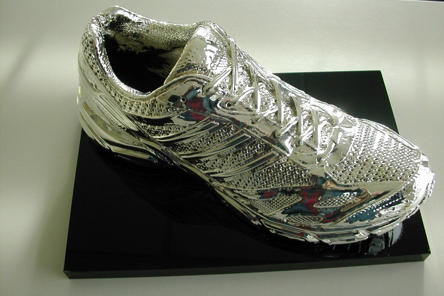 Bronzed Trophy Sport Shoe Keepsake | Silver Shoe Keepsake | Polished Silver Award | Made in America-Silver Plating | Bronzing-Sterling-and-Burke