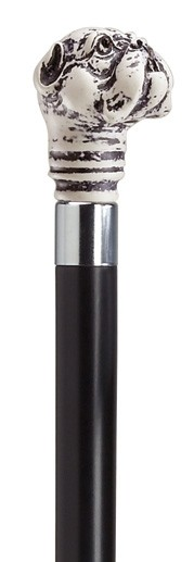Bulldog Head Handle Walking Stick | Sterling and Burke-Walking Stick-Sterling-and-Burke