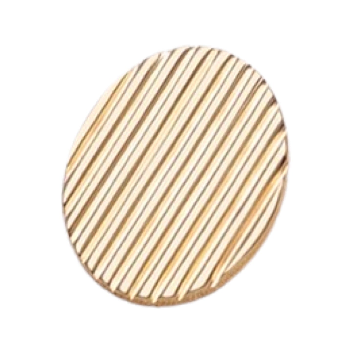 Carved Line Solid Gold 9ct Gold | Single Breasted Blazer Button Set made in England
