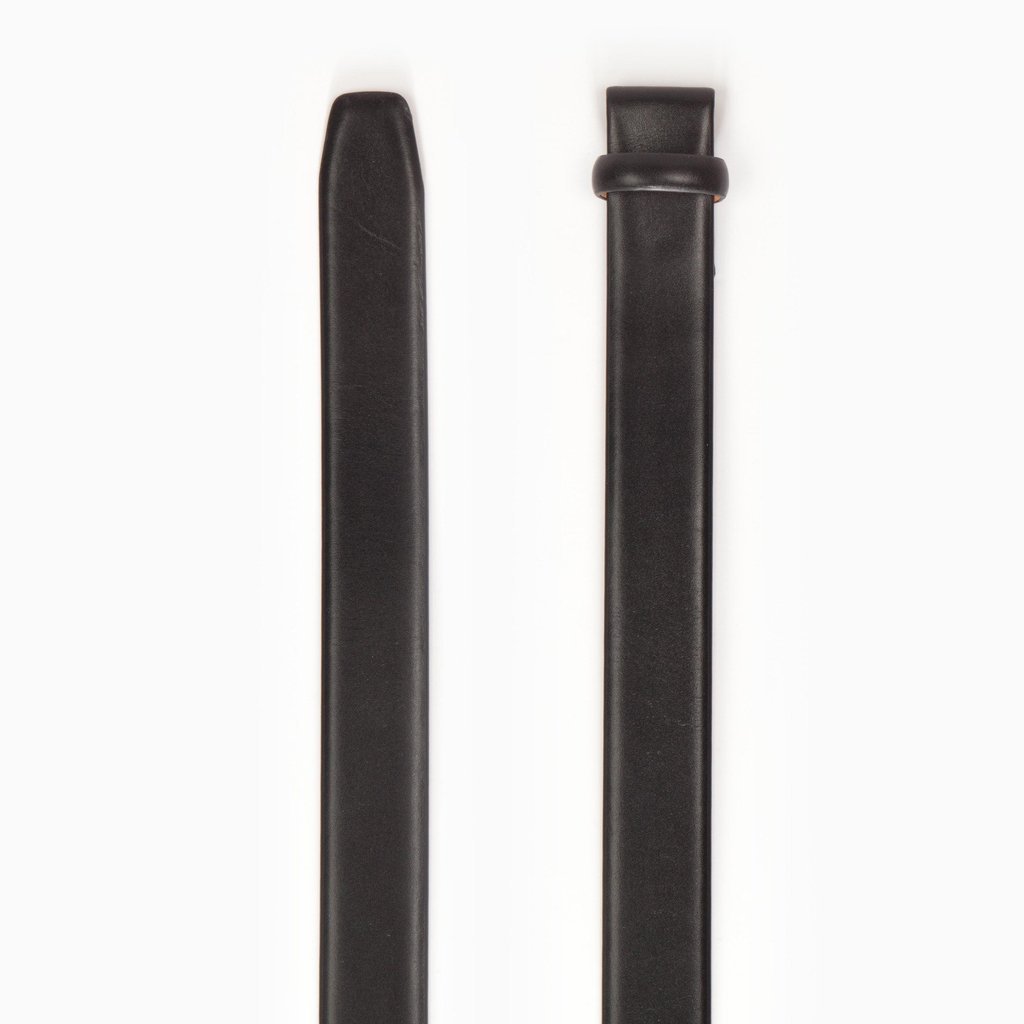 Cortina Leather, 1 3/16 Inch Belt Strap, Black-Belt Strap-Sterling-and-Burke