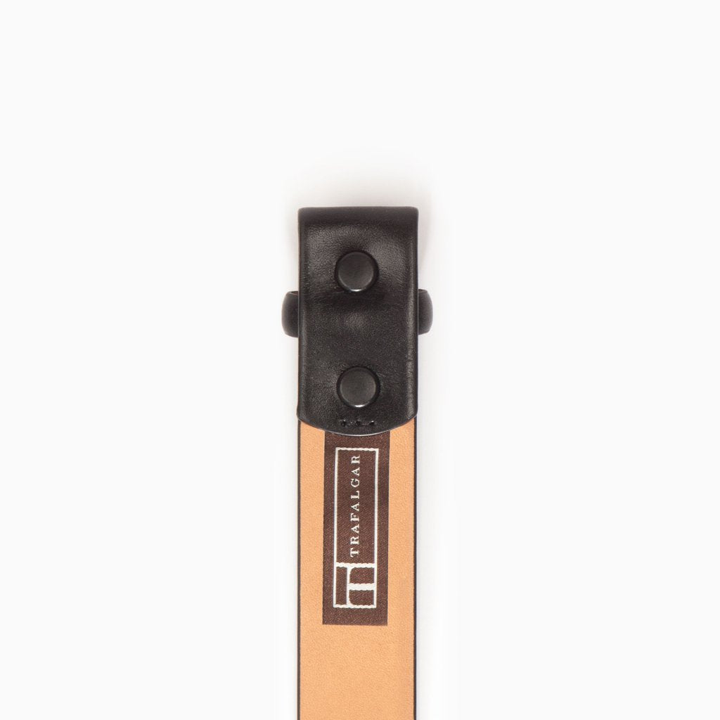 Cortina Leather, 1 3/16 Inch Belt Strap, Black-Belt Strap-Sterling-and-Burke