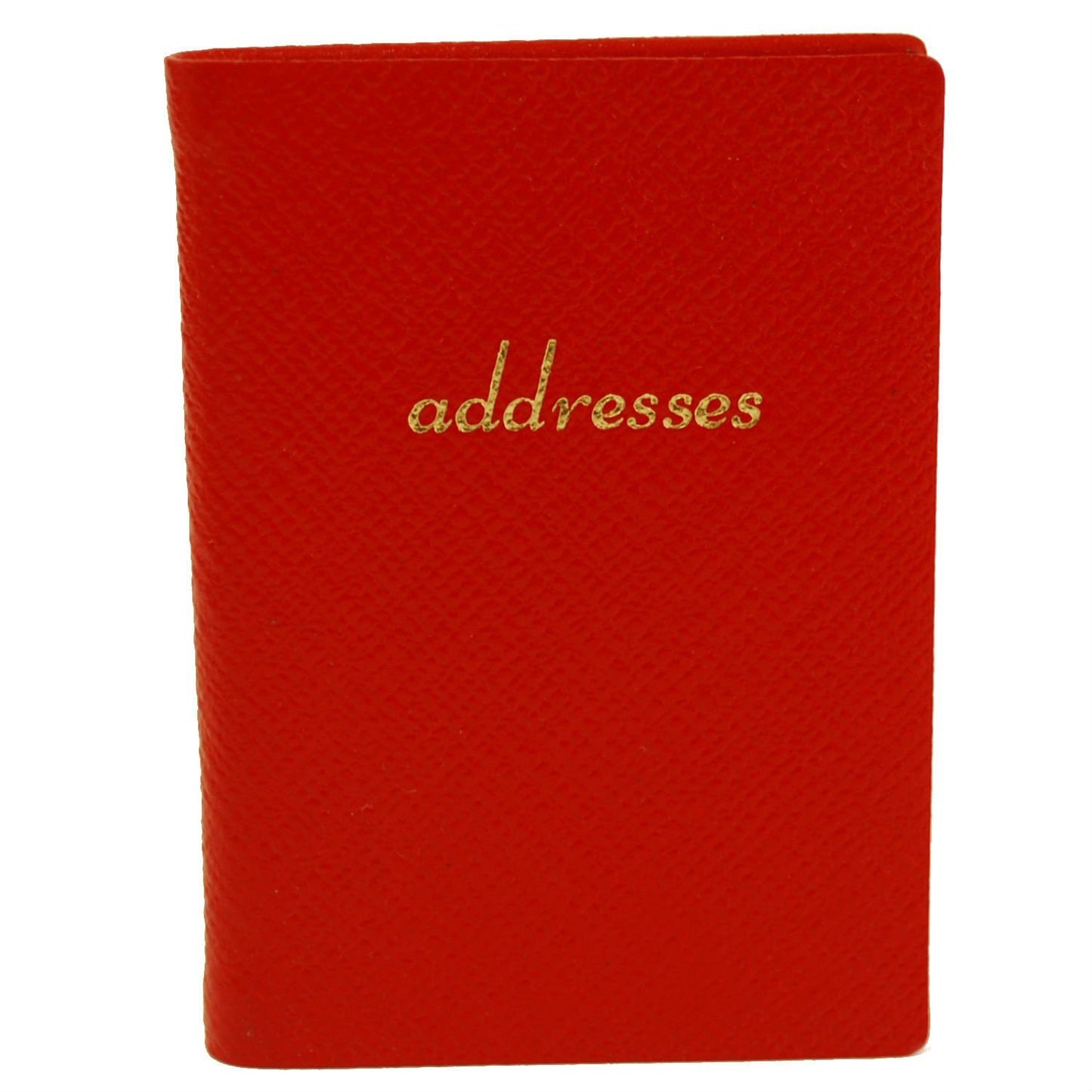 Address Book | Cross Grain Leather | Made in England | 3 by 2.5 Inch | Charing Cross Ltd-Address Book-Sterling-and-Burke