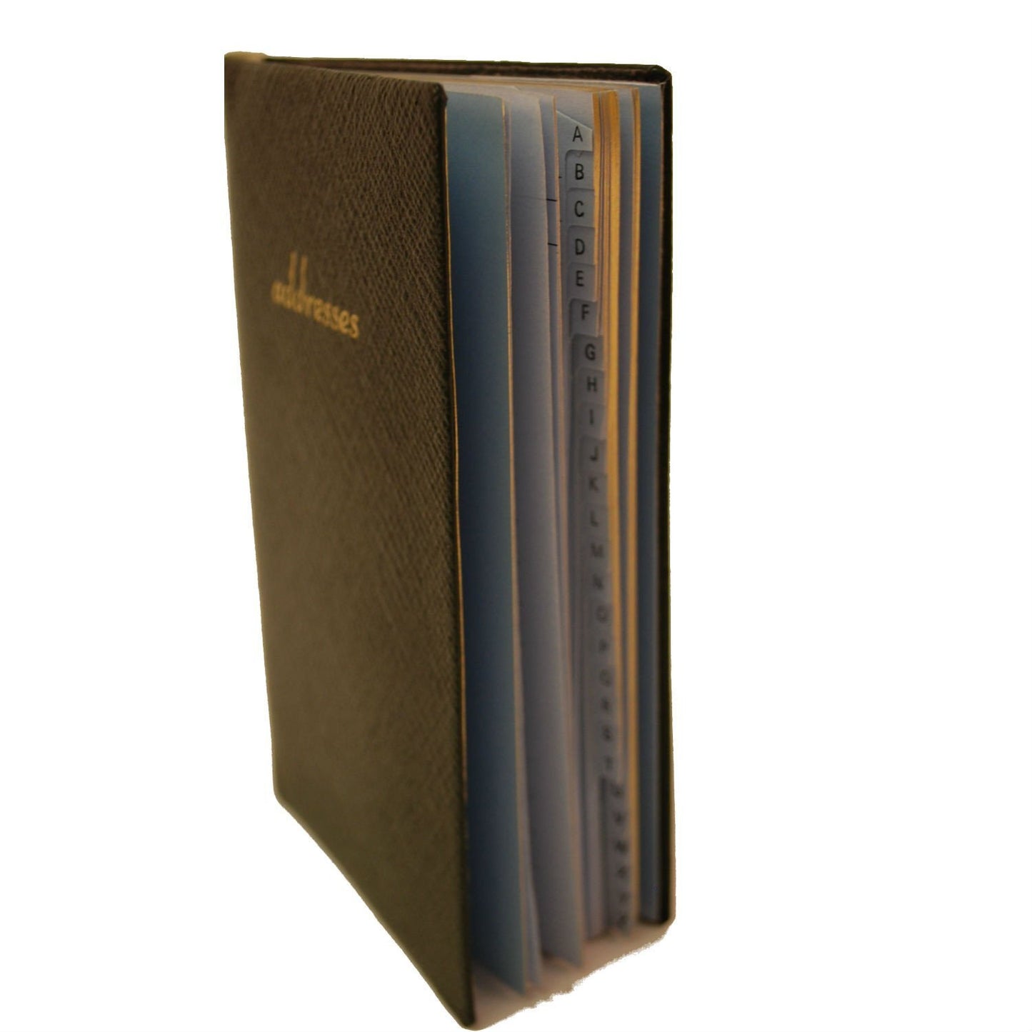 Address Book with Pencil, Leather 5 by 3 Inch-Address Book-Sterling-and-Burke