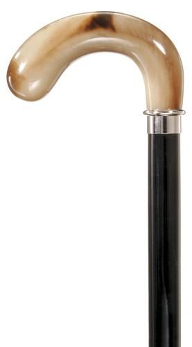 Buffalo Horn Handle | Walking Stick Cane | Elegant Walking Stick | Faux Horn Cane | Sterling and Burke-Walking Stick-Sterling-and-Burke