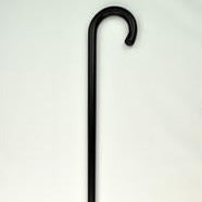 Luxury Wood Cane | Polished Black Maple Walking Stick Cane | Crook Handle | Finest Quality | Made in England-Walking Stick-Sterling-and-Burke