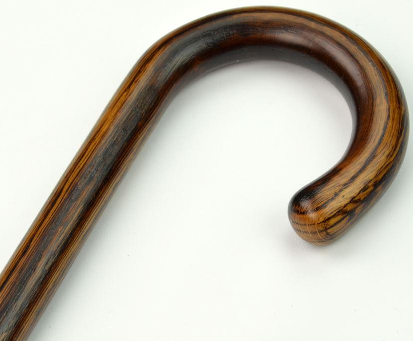 Luxury Wood Cane | Oak Walking Stick Cane | Crook Handle | Finest Quality | Made in England-Walking Stick-Sterling-and-Burke