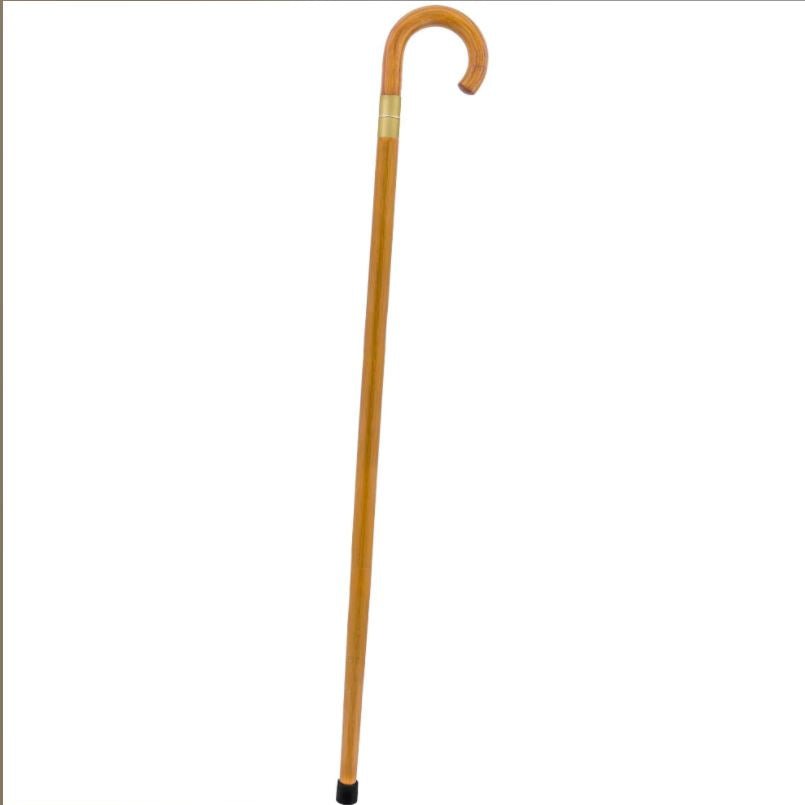 Sword Cane | Sword Stick | Concealed Blade in Cane for Gentleman | Black or Cherry Wood | Crook Handle