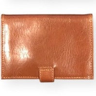 Card Case with Strap Closure | Vertical Format | Charing Cross Leather
