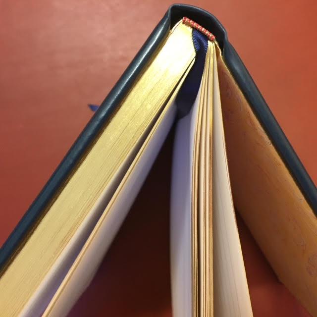 Calf Note Book | Guest Book | Leather Bound with Gold | Superior Quality | 10 by 8 Inches | Lines-Guest Book-Sterling-and-Burke