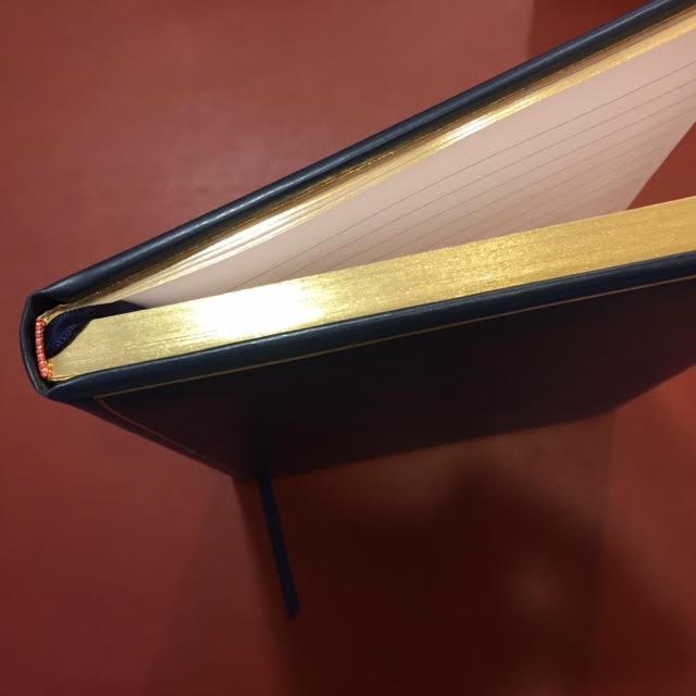 Calf Note Book | Guest Book | Leather Bound with Gold | Superior Quality | 10 by 8 Inches | Lines-Guest Book-Sterling-and-Burke