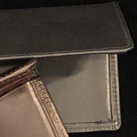Gusseted Card Case | Initials and Graduation Date | Business Card Case | Calf Leather | Made in England by Charing Cross
