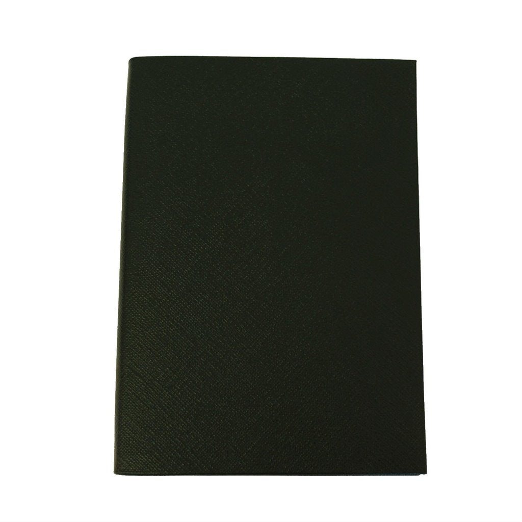Crossgrain Leather Notebook | 8 by 6 Inches | Lined Pages | Name in Gold | Charing Cross