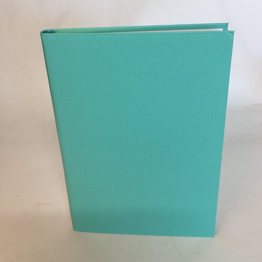 Crossgrain Leather Notebook | 8 by 6 Inches | Lined Pages | Name in Gold | Charing Cross