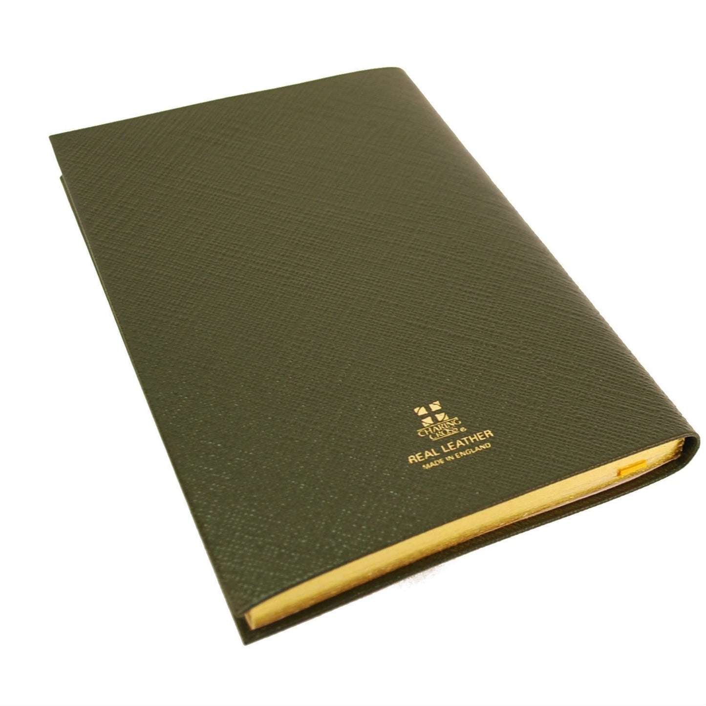 Crossgrain Leather Notebook, 7 by 4 Inches, Lined Pages-POS-Notebooks-Sterling-and-Burke