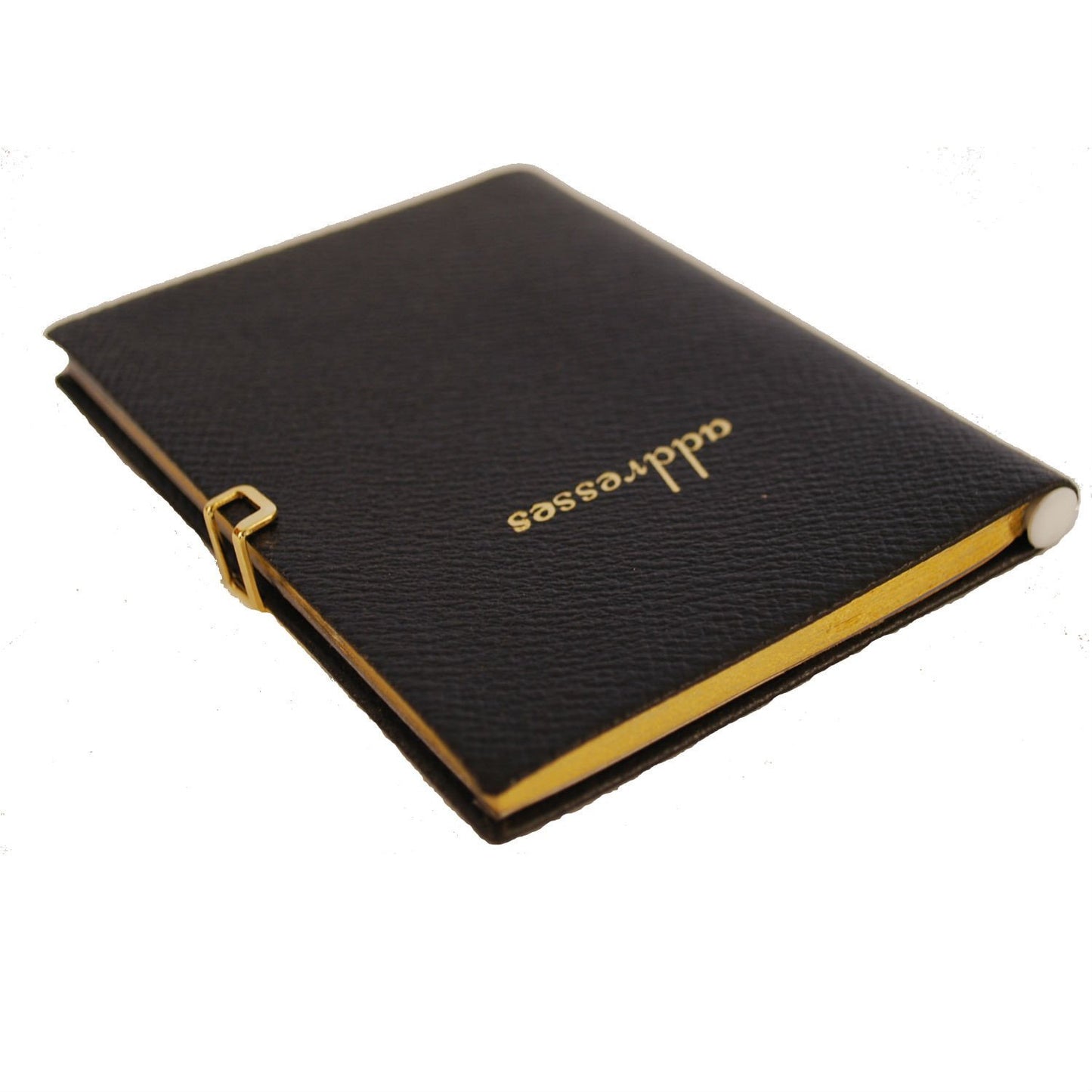 Address Book with Pencil and Clasp, Leather 4 by 2.5 Inch-Address Book-Sterling-and-Burke