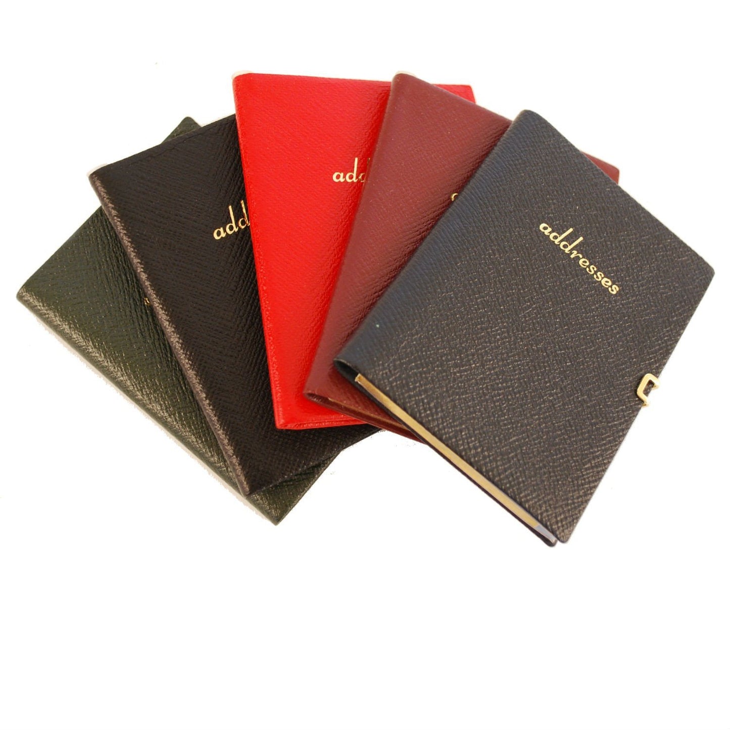 Address Book with Pencil and Clasp, Leather 4 by 2.5 Inch-Address Book-Sterling-and-Burke