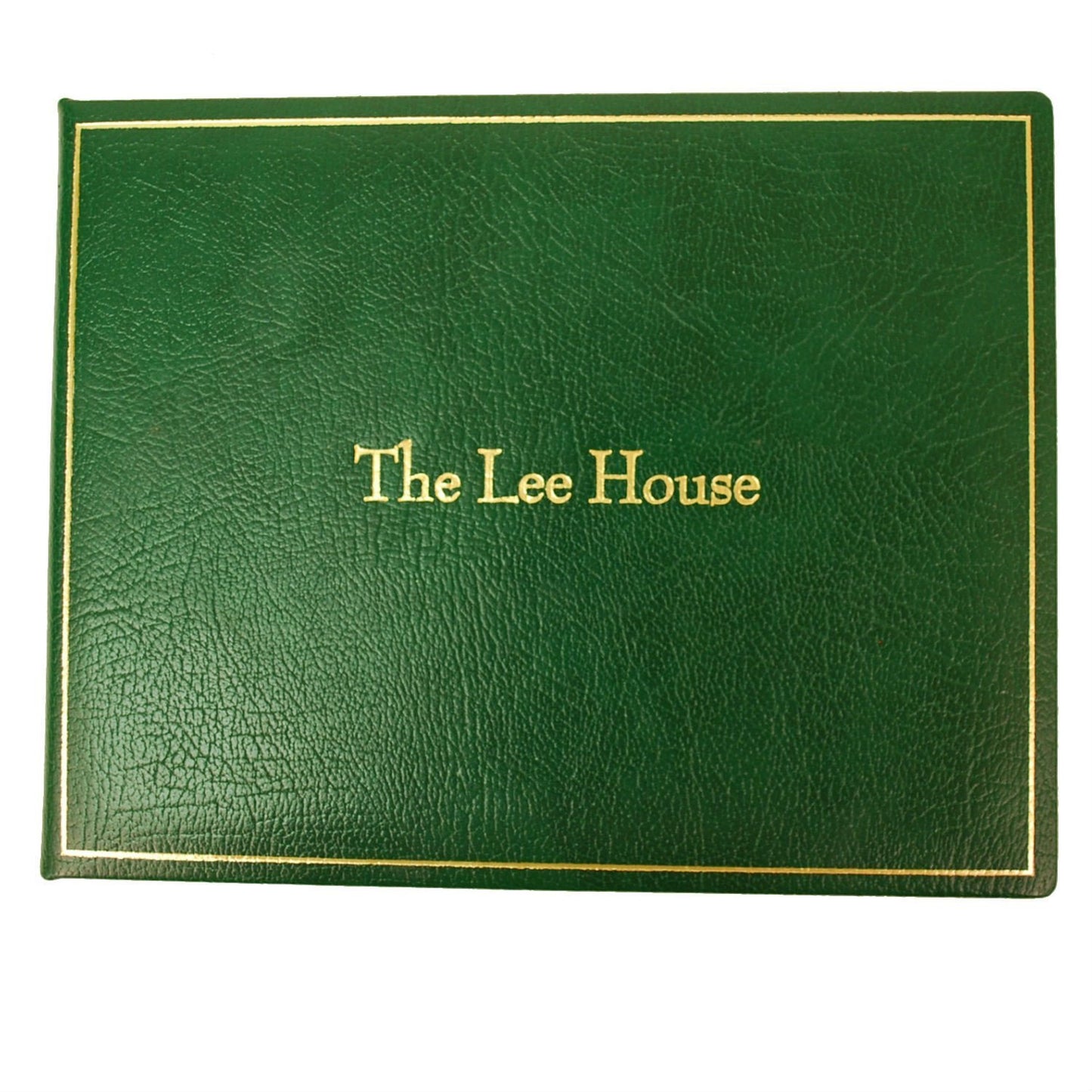Guest Book | Calf Leather | Gold Tooling | 7 by 9 Inches | Blank Pages | Made in England | Charing Cross-Guest Book-Sterling-and-Burke