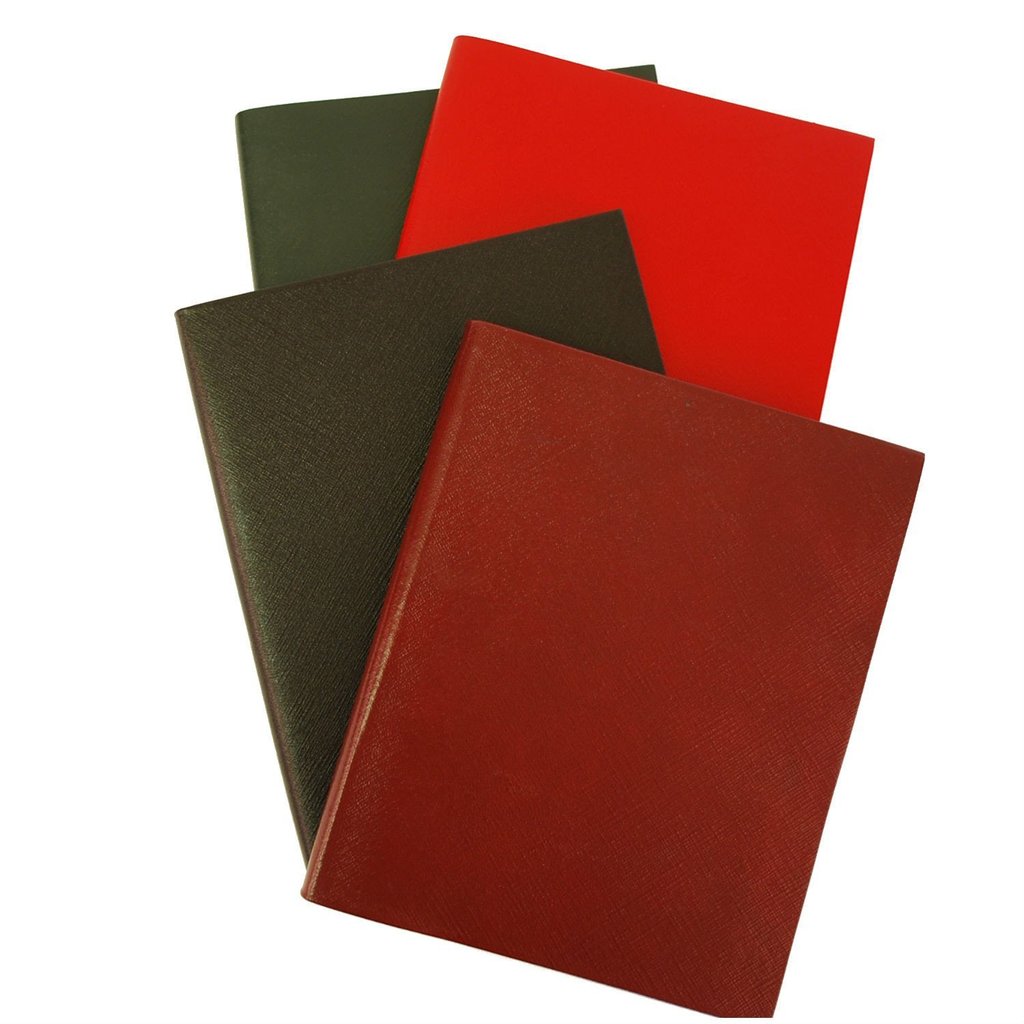 Crossgrain Leather Notebook | 8 by 10 Inches | Blank Pages | Charing Cross London