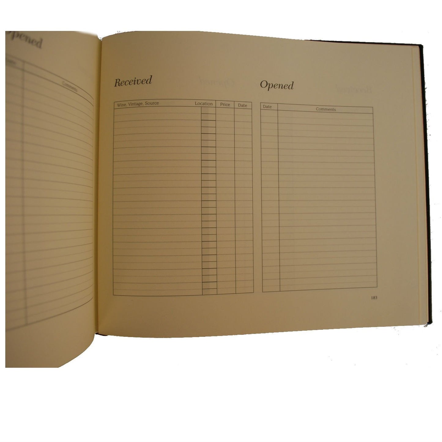 Wine Cellar Book - POS-Specialized Books-Sterling-and-Burke