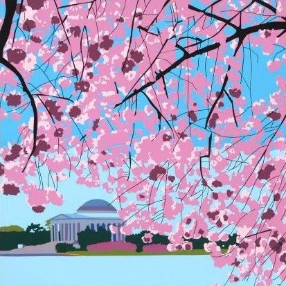 Cherry Blossoms in Bloom | Washington, DC | Joseph Craig English | 18 by 24 Inches