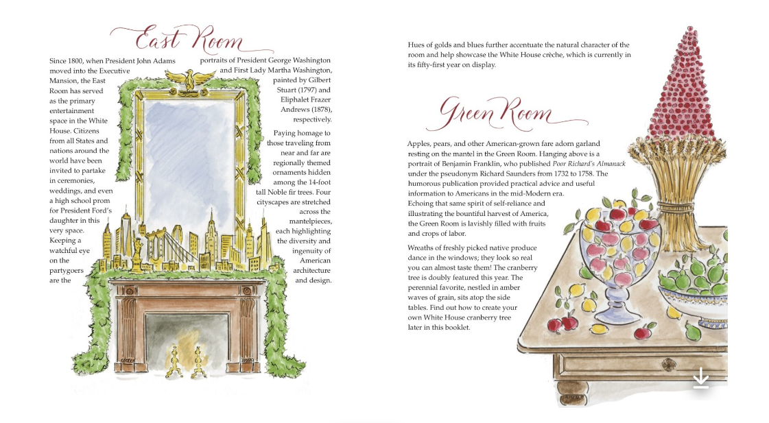 White House Christmas 2018 Program | Printing Sample | Proof Deposit