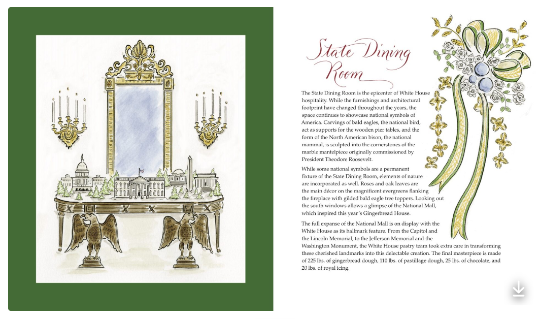 White House Christmas 2018 Program | Printing Sample | Proof Deposit