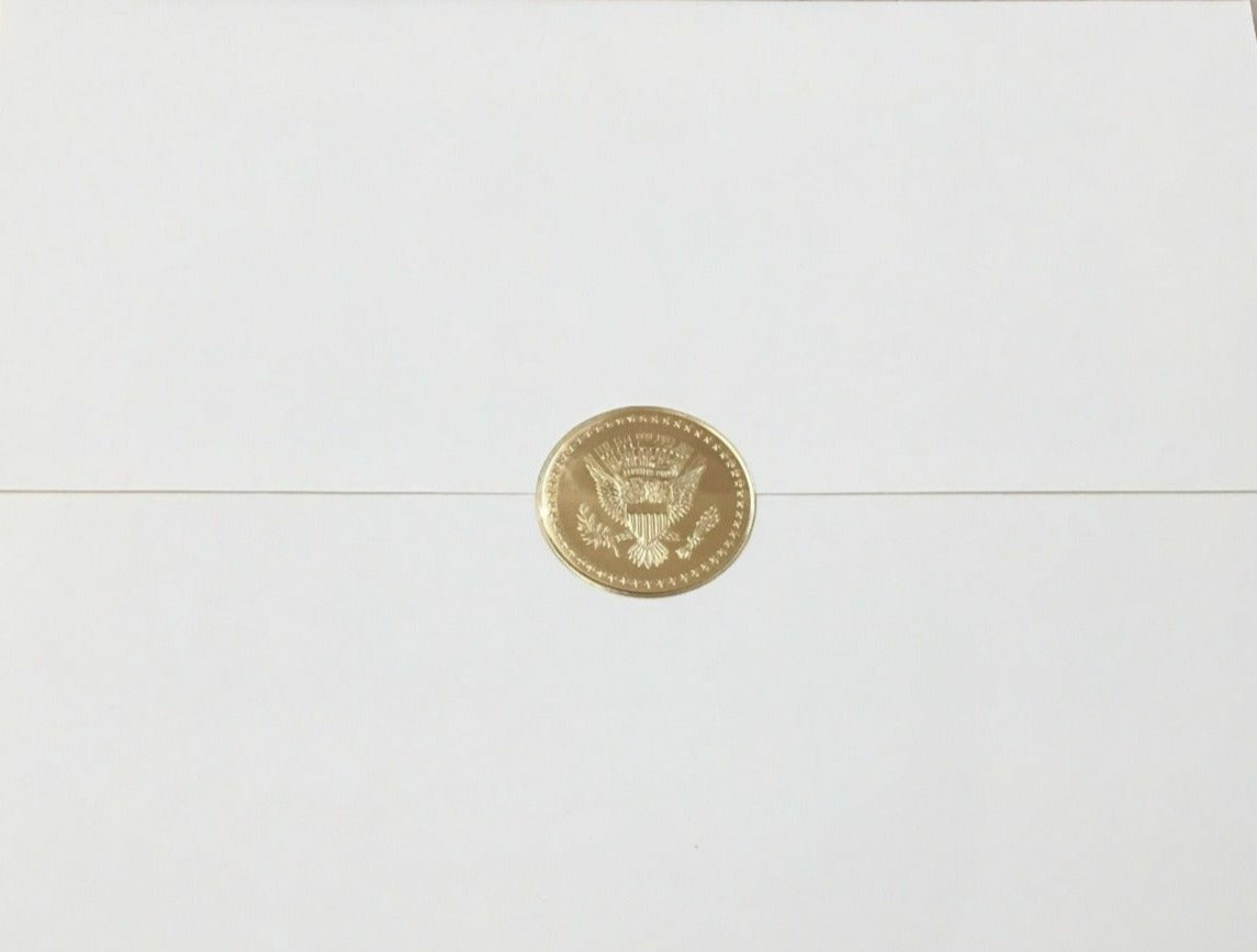 White House Christmas Print Sample | Sample Print | Hand Engraving, Foil Stamping and Printing Example