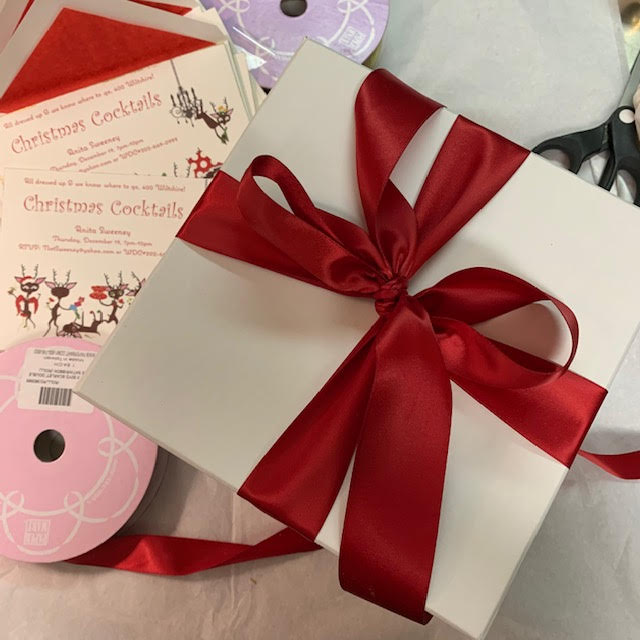 Bespoke Christmas Cocktails | Off Set Printing | Gold Edges | Red Lining