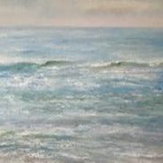 CUSTOM ORDER | Original Oil Painting | "Sweet Big Sister" | Frame: Distressed White | Artist: Claire Howard | 36 by 48 inches-Oil Painting-Sterling-and-Burke