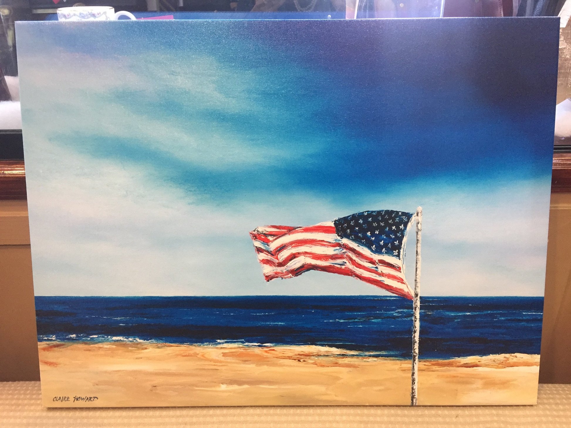 Art | From Sea to Shining Sea | Giclee by Claire Howard | 24" x 18"-Giclee Print-Sterling-and-Burke