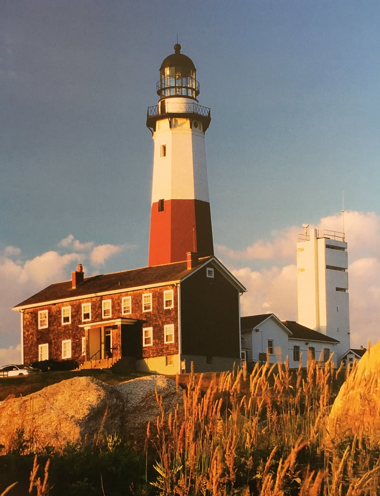 Commissioned Art | Original Oil Painting | Ocean and Lighthouse | Claire Howard | Single Horizontal Painting | 15 by 31 Inches-Oil Painting-Sterling-and-Burke