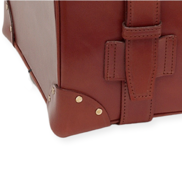 Classic Gladstone Bag | Kit Bag in English Bridle Leather | Hand Stitched in England | Deposit for Bespoke Production