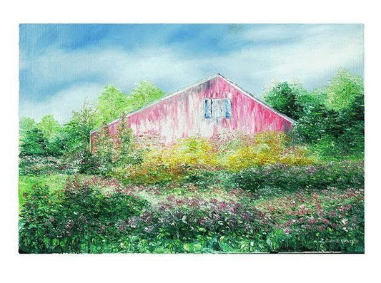Art | Summer Fields | Giclee by Claire Howard | 5" x 7'-Giclee Print-Sterling-and-Burke