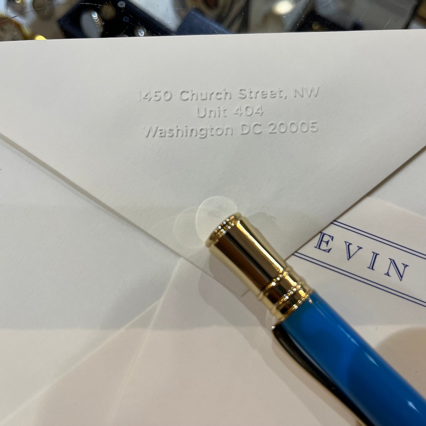 Bespoke Stationery | Kevin Cirilli | Large Correspondence Card & Envelope Sets | Hand Engraved